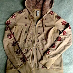 Lucky Brand Embroidered hoodie